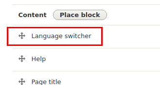 Language switcher 