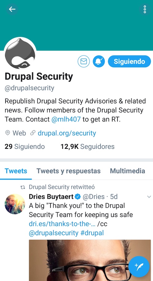 Twitter Drupal