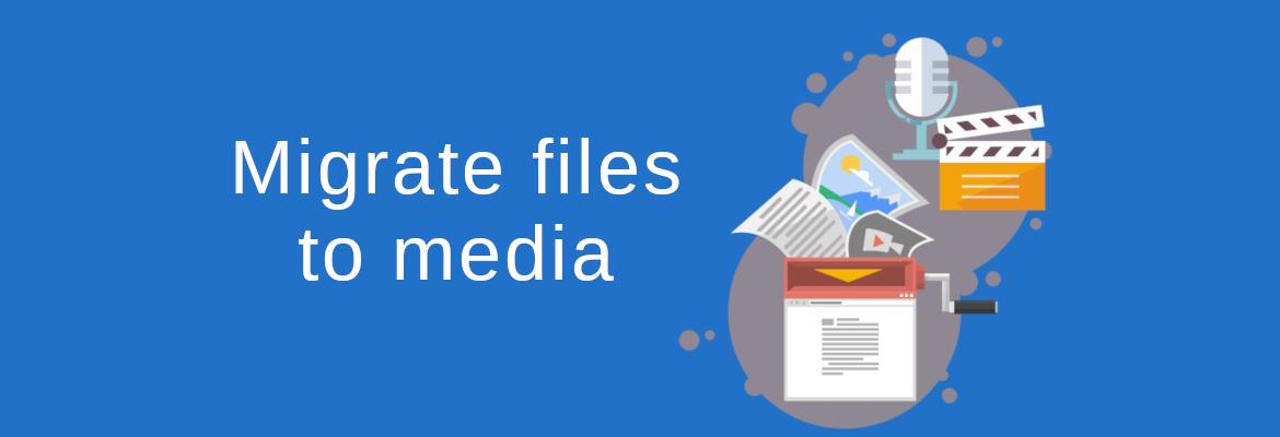 Migrate files to media