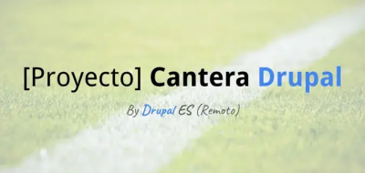 We join the "Cantera Drupal" initiative of the Drupal ES meetup group